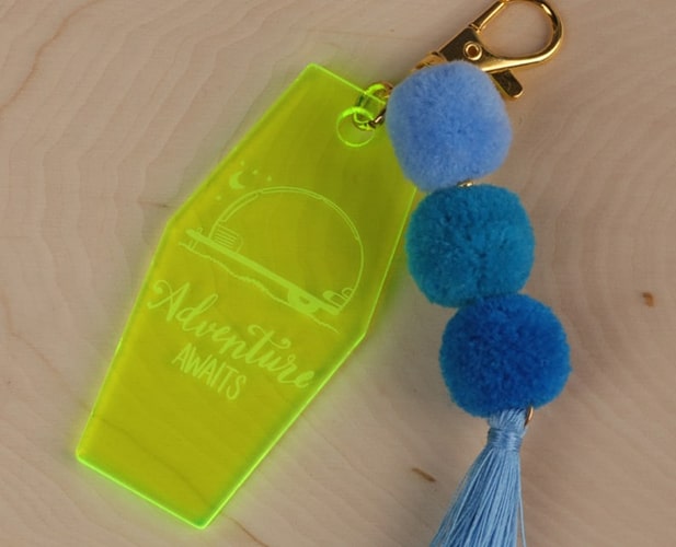  Adventure Awaits Key chain