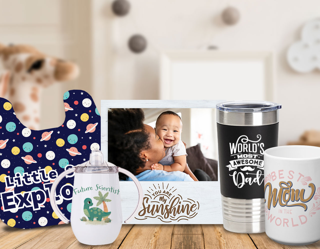 random personalized baby items