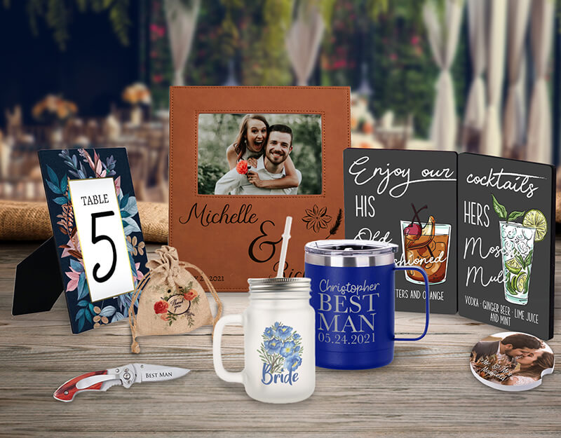 random personalized wedding items