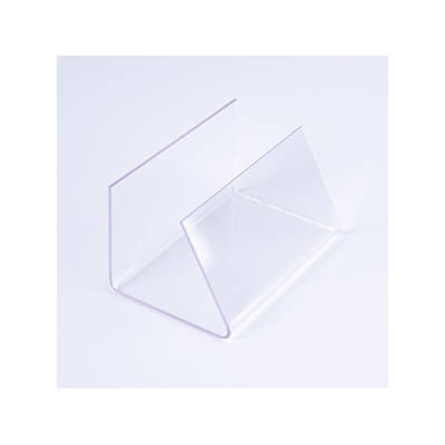 Clear plastic cubicle hanger