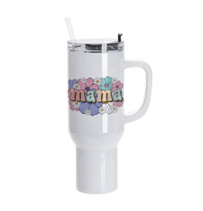 40oz Sublimation Tumbler with Handle