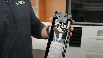 Epson SureColor V1070 UV DTF Printer | How to Change Ink Packs