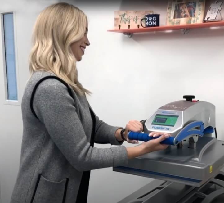 Pressing Printed Design To Substrate With Heat Press