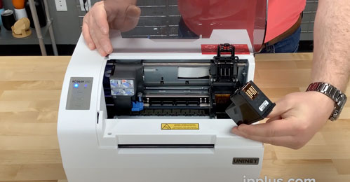 iColor 250 changing ink cartridge