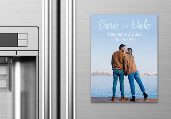 Printed Wedding Magnet