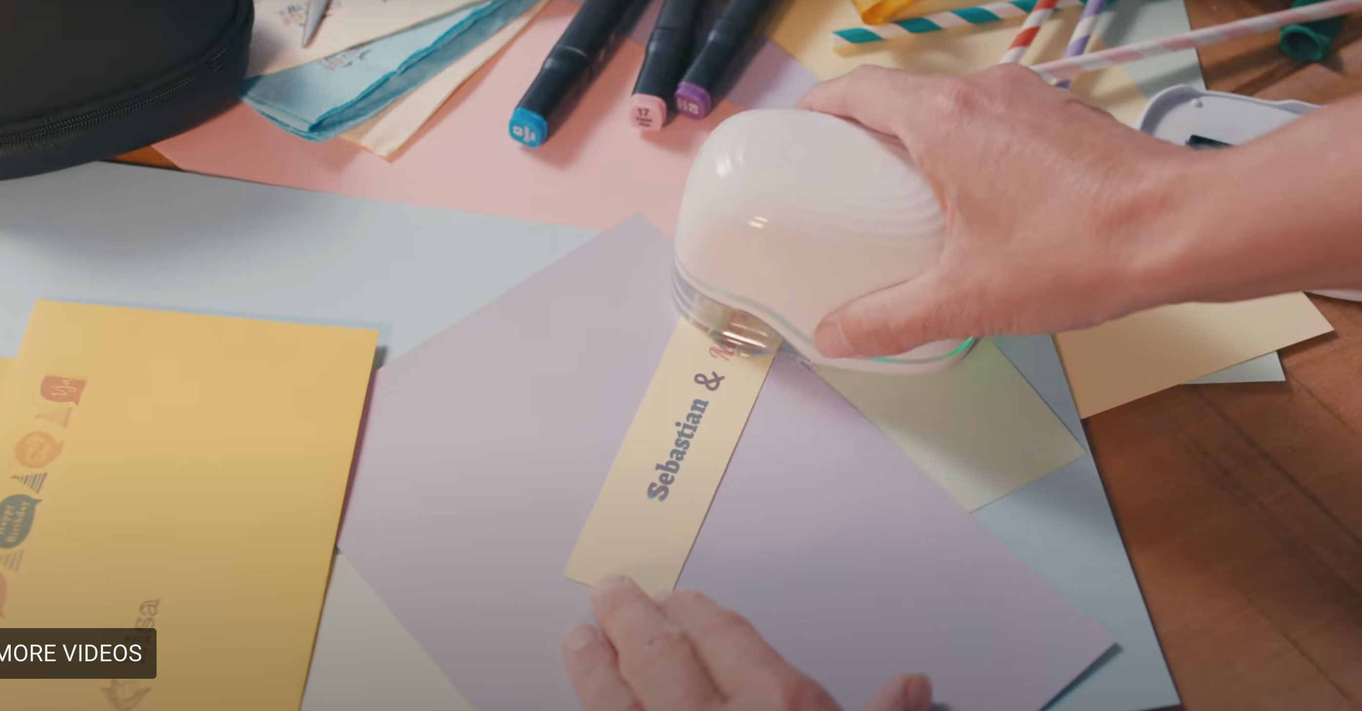 personalized paper being printed