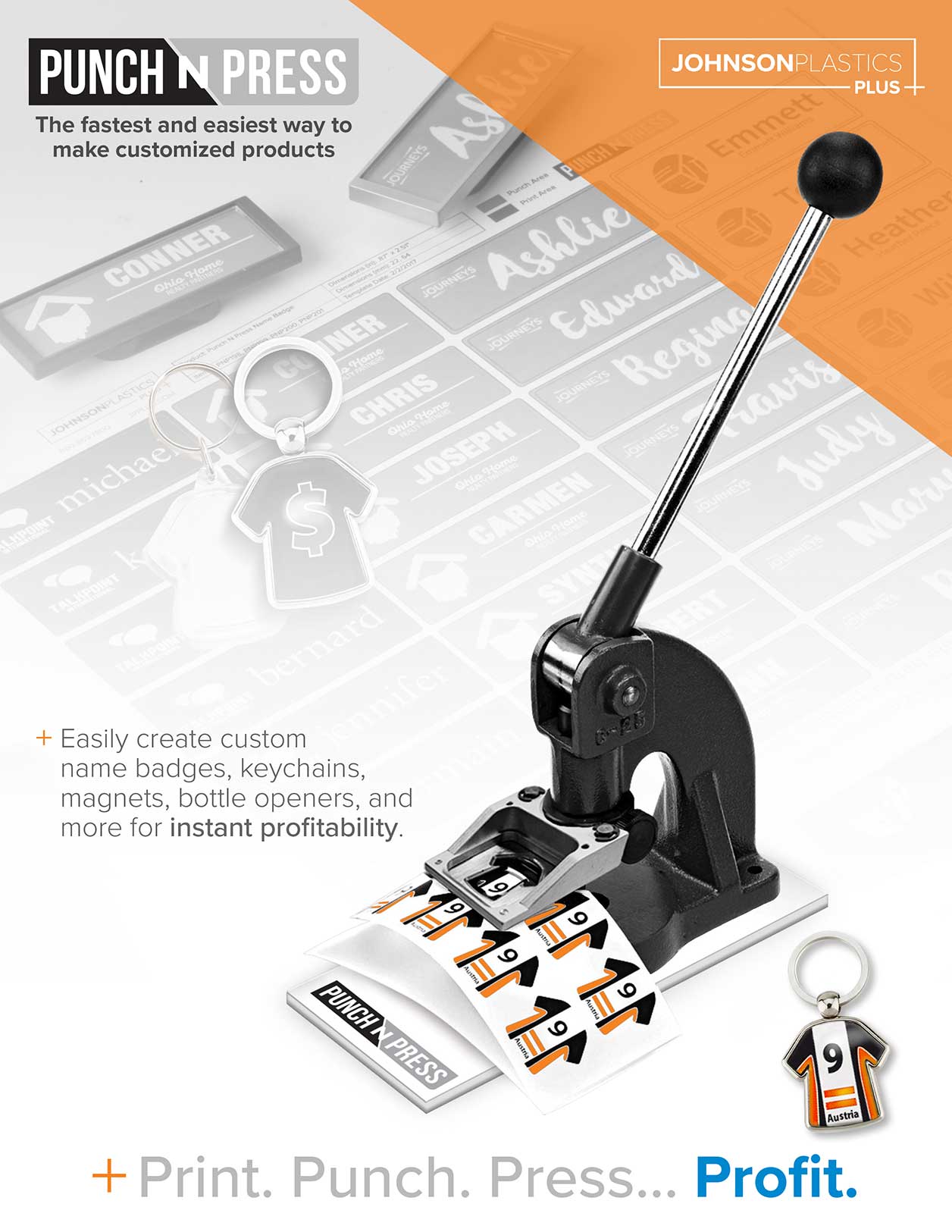 cover of punch n press products brochure