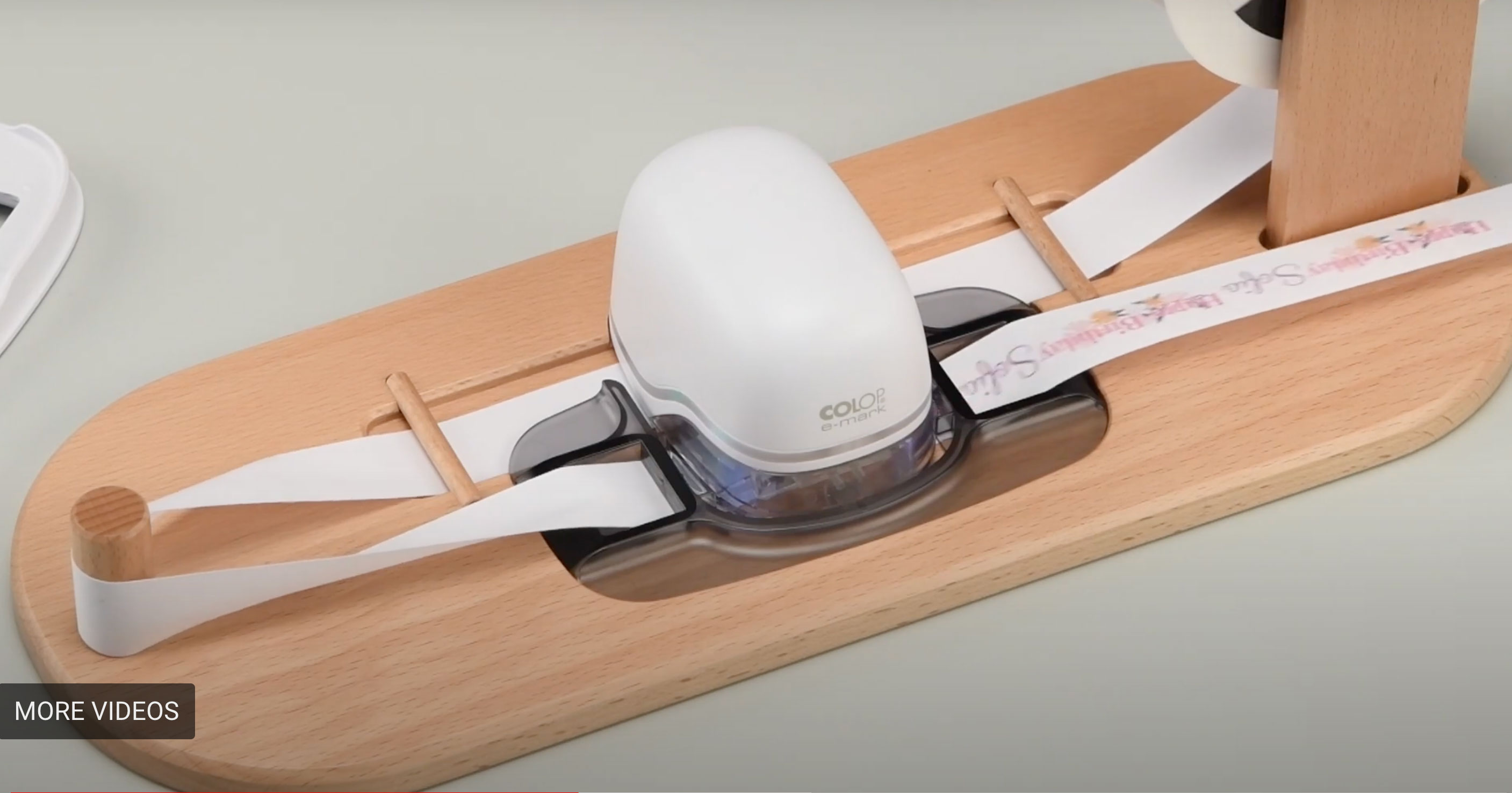 ribbon printing station with handheld printer