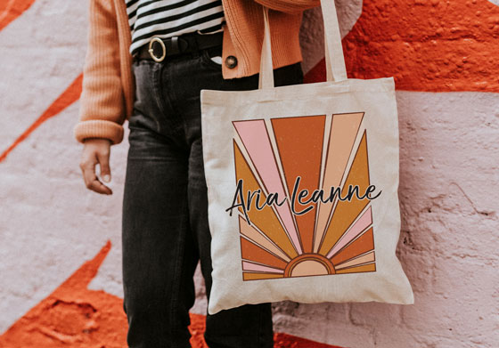 Printed Tote Bag