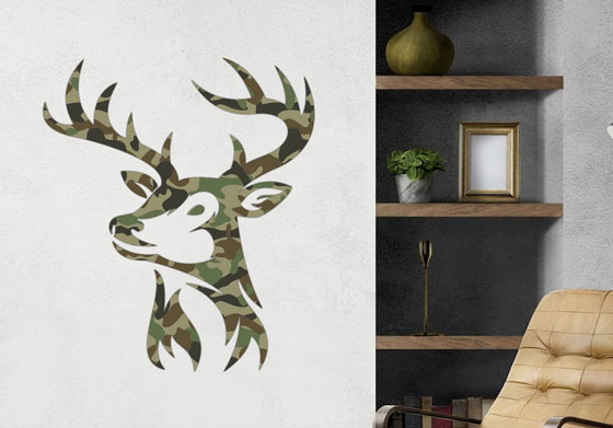 Deer Head Art