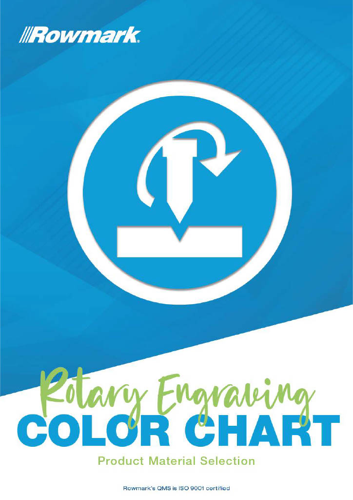 cover of Rotary Engraving Color Chart