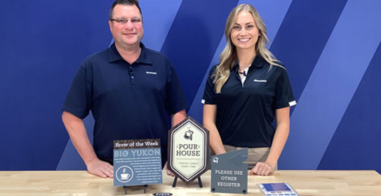 Matte sample signage