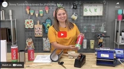 Skinny Tumbler Attachment for JP450 Mug Press