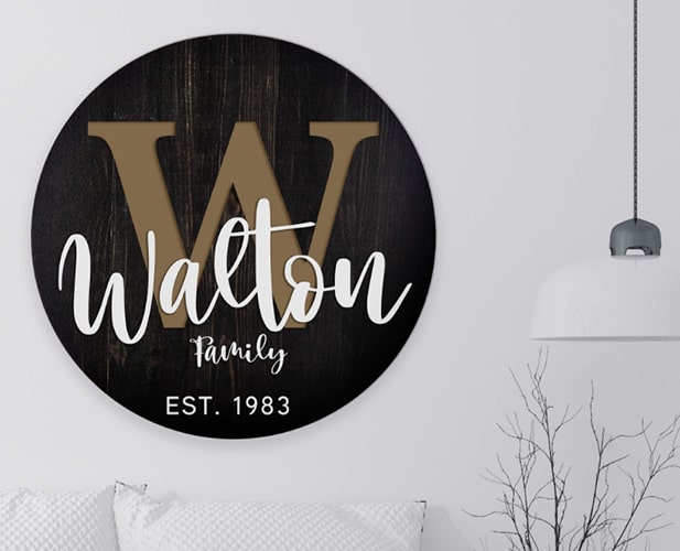Walton Family Wood Round
