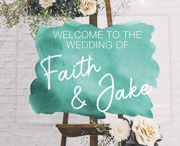 Wedding Welcome Sign