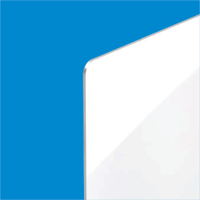 corner angle view of aluminum substrate material