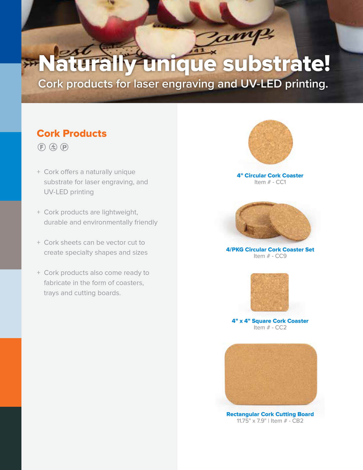 cover of unbranded cork products catalog