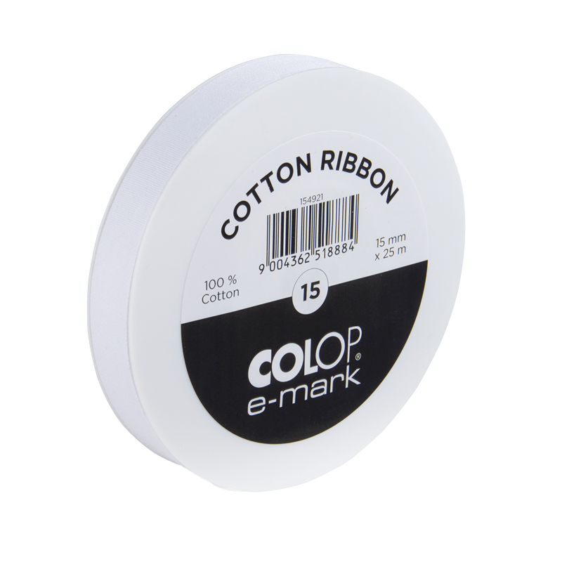 COLOP e-mark Water Resistant Cotton Ribbon