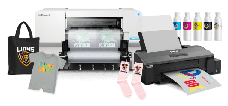 Images of a DTF100 and DTF1000